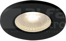 KAMUELA ECO 6,5W/830 400lm 38D DIM IP65 czarny Downlight LED ognioodporny