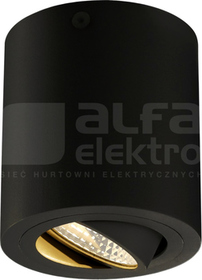 TRILEDO 6W/830 625lm 38D czarny Oprawa LED natynkowa okrągła
