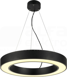MEDO PRO 60 RING LED czarny Oprawa świetlówkowa wisząca