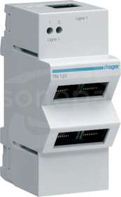 TN131 1x4RJ45 Patchpanel