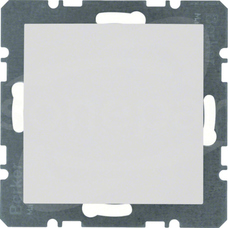 S.1/B.1/B.3/B.7 GLAS śnieżnobiały Zaślepka z elementem centr.