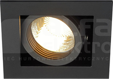 KADUX 1x50W GU10 czarny mat Downlight