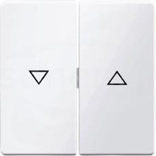 Q.1 śnieżnobiały aksamit Klawisz 2x z nadr.strzałka