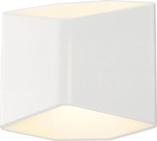 BIG CARISO WALL LIGHT 2 7,6W 3000K biały Oprawa LED ścienna