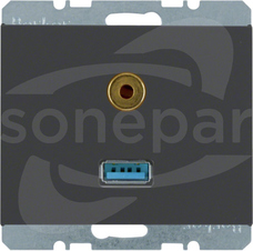 K.1 antracyt mat Gniazdo USB/3,5mm Audio