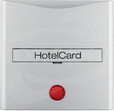 B.Kwadrat/B.7 aluminium matowy Łącznik na kartę hotelową