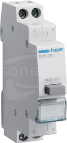 SVN351 16A 1Z+1R Przycisk