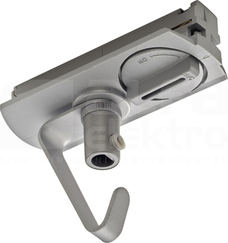 Adapter szyny 1-faz.srebrnoszary Adapter