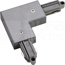 ŁĄCZNIK KĄTOWY Szyna srebrnoszara