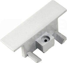 1-fazowa biały (2szt) Końcówki do szyny