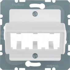 S.1/B.3/B.7 biały Płytka centr. do 3 MINI-COM Module