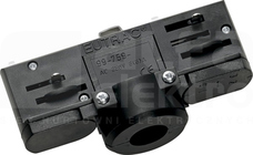 EUTRAC czarny Adapter szynowy