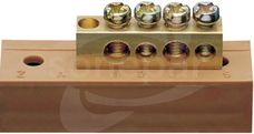 KM04L 2x16+2x10 mm2 Listwa przyłączeniowa z cokołem fazowa