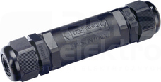SLV 11,5x2,7mm IP68 czarny Złączka hermetyczna 3P