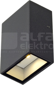 QUAD 1x3W 3000K antracyt Oprawa LED ścienna