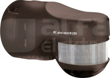 RC-plus next N 230 brąz IP54 Czujnik ruchu