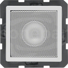 Q.1 śnieżnobiały aksamit Głośnik