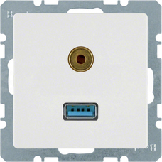 Q.x aksamit Gniazdo USB/3,5mm Audio