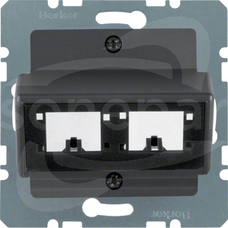 14721606 antracyt mat lakier. Płytka centr.1/2 mod.pojedynczych