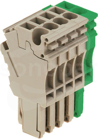 ZP 2.5/1AN/QV/5 GN/BE Wtyczka