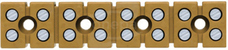 MK 3/8 B 1-6 Listwa zaciskowa