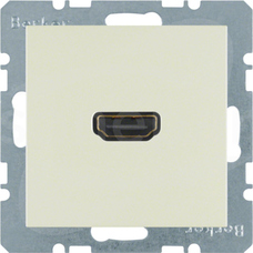 S.1 kremowy połysk Gniazdo HDMI 90st.
