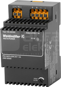 PRO INSTA 30W 24V 1.3A Zasilacz DC