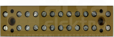 BK 12/E Listawa zaciskowa wielotor.