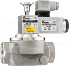 ZB-25 DN25 12V Pmax 0,25 bar zawór elektromagnetyczny