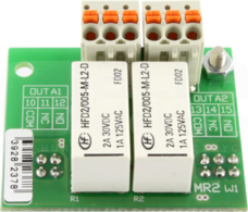 MR2  DG/M->DG/MR 2 wyjścia stykowe max 2A/30V Moduł przekaźnikowy