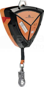 PROTECTOR TETRA AN14008T pomarańczowy 8m Urządzenie samohamowne z taśmą