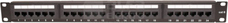 19cali UTP kat.6 1U 24xRJ45 Panel