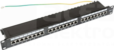 19cali FTP kat.6 1U 24xRJ45 z półką Panel