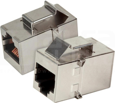 RJ45 kat.5e STP Przelotka keystone