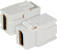 HDMI biały Przelotka keystone