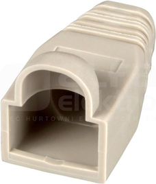 RJ45 szary (100szt) Osłonka na złącze
