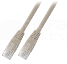U/UTP kat.5e PVC CCA szary 7,5m Patchcord miedziany