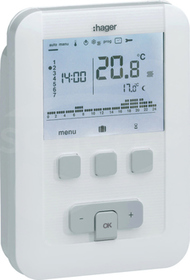 EK520 1P/5A 2x1.5V/LR6 Termostat elektroniczny