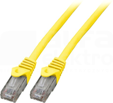 U/UTP kat.6 LSZH CCA żółty 2m Patchcord miedziany