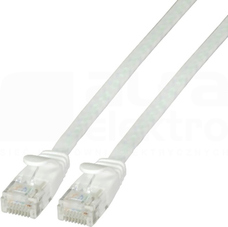 U/UTP kat.6A PVC biały 0,25m Patchcord miedziany
