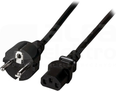CEE7/7-C13 czarny 5m Kabel zasilający