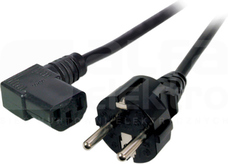 Schuko 180st.-C13 90st.czarny 3m Kabel zasilający
