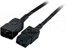 C19-C20 czarny 2,5m Kabel zasilający