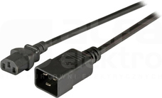 C20-C13 czarny 1,8m Kabel zasilający