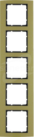 B.3 aluminium/złoty/antracyt Ramka 5-krotna