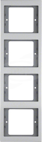 K.5 aluminium Ramka 4-krotna pionowa