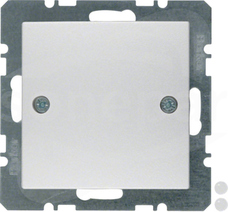 B.1/B.7 GLAS aluminium Zaślepka z elementem centr.+mocow.