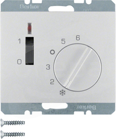 K.5 aluminium Regulator temp.pomieszczenia