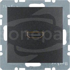 B.3/B.7 antracyt mat Gniazdo HDMI 90st.
