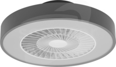 Ceiling Fan Cylinder+RC 76W 2500lm Lampa sufitowa SMAR+WiFi